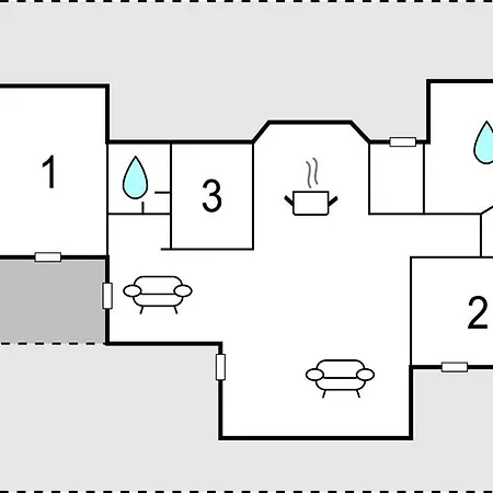 Three-bedroom In Sjallands Odde *